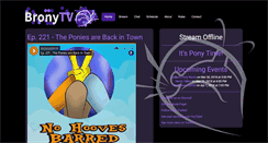 Desktop Screenshot of bronytv.net